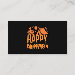 Halloween Camper Nature Business Card