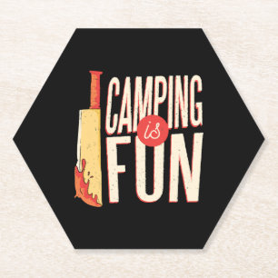 Halloween Camping  Paper Coaster