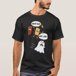 Halloween Camping Smores S'mores Marshmallow Ghos T-Shirt