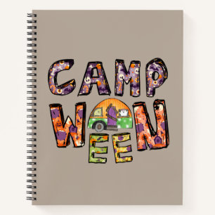 Halloween Camping   Word Pun Notebook