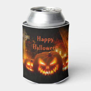 Halloween Can Cooler/Jack-O-Lanterns Cooler