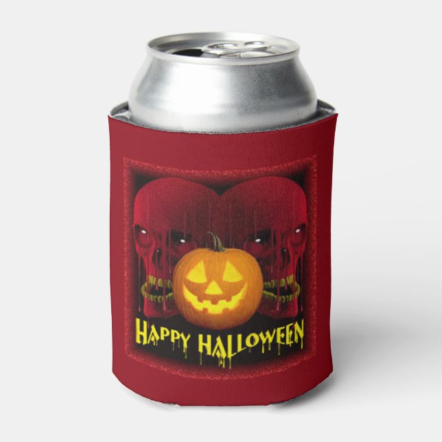 Halloween Can Cooler/Skulls Cooler (Can Front)