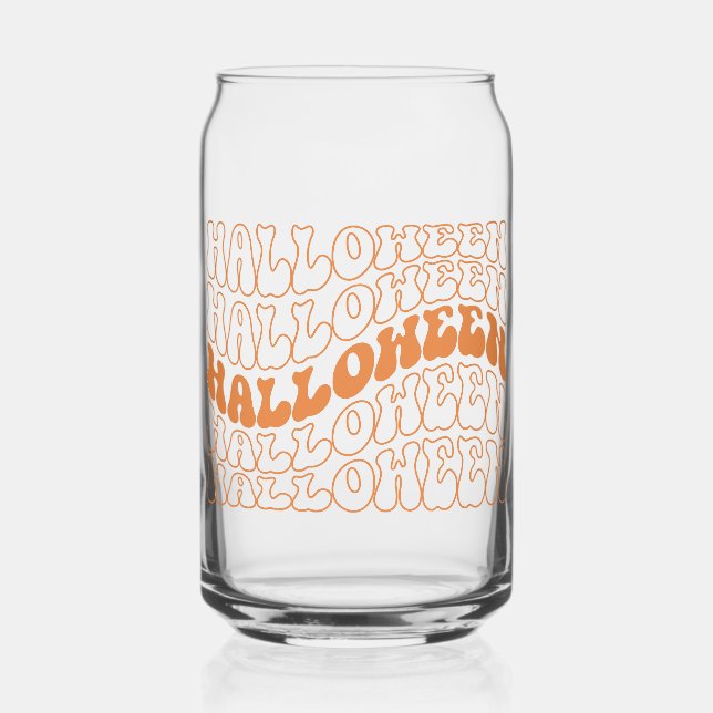 Halloween Can Glass (Front)