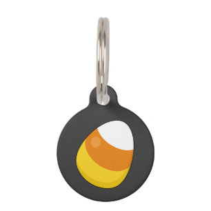 Halloween Candy Corn Add Name Pet Tag