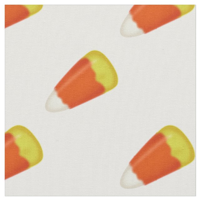 halloween candy corn candies fabric (Close Up)
