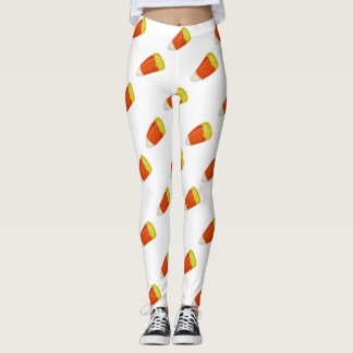 halloween candy corn candies leggings