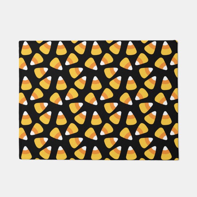Halloween Candy Corn Doormat (Front)