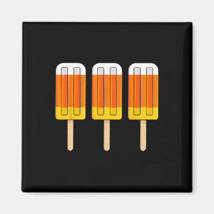 Halloween Candy Corn Fun Ice Cream Popsicles Magnet