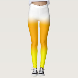 Halloween Candy Corn Gradient Leggings