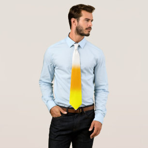 Halloween Candy Corn Gradient Tie