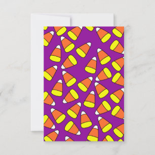Halloween Candy Corn Invitation