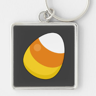 Halloween Candy Corn Keychain