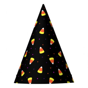 Halloween Candy Corn Pattern Party Hat