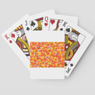 halloween candy corn playing cards