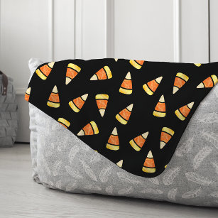 Halloween Candy Corn Print Baby Blanket