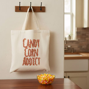 Halloween Candy Corn Sac fourre-tout toxicomane