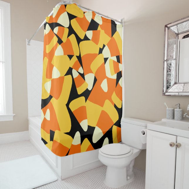 Halloween Candy Corn Seamless Pattern (In Situ)