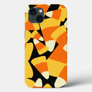 Halloween Candy Corn Seamless Pattern iPhone 13 Case
