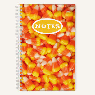 Halloween Candy Corn Spiral Notebook