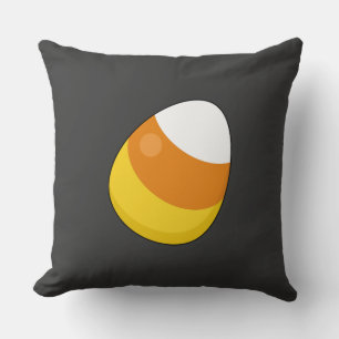 Halloween Candy Corn Throw Pillow