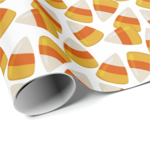 Halloween Candy Corn Wrapping Paper
