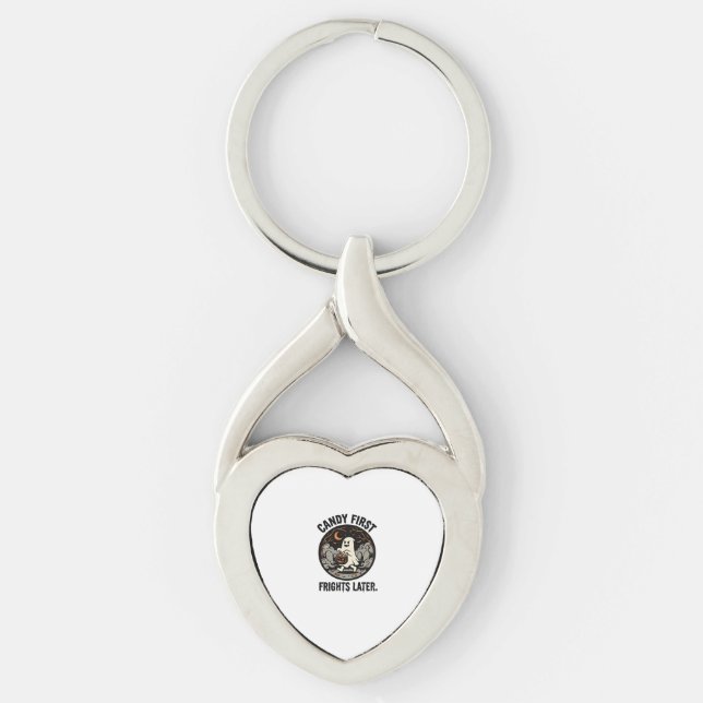 Halloween Candy Frights Night Keychain (Front)