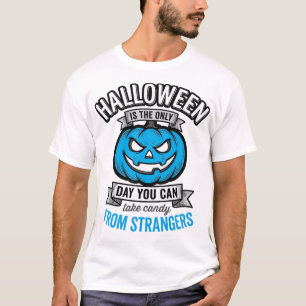 Halloween Candy From Strangers Vintage Pumpkin Des T-Shirt