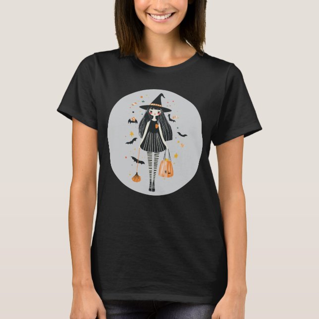Halloween Candy Girl  T-Shirt (Front)