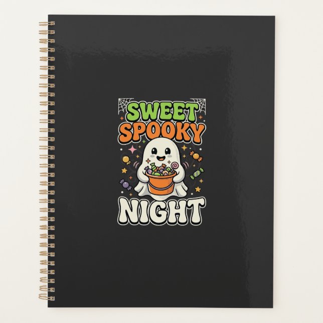 Halloween Candy Haunt Night Planner (Front)