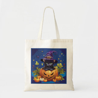 Halloween Candy Kitty Personalized Budget Tote