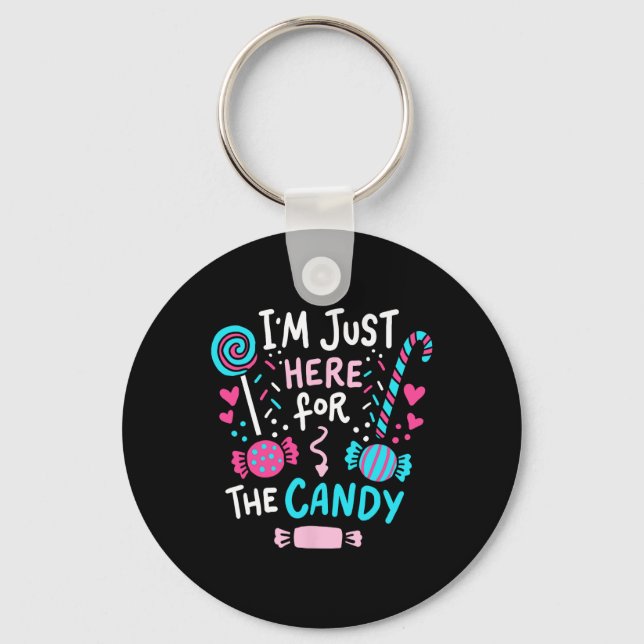 Halloween Candy Lollipop Cute Gift  Keychain (Front)