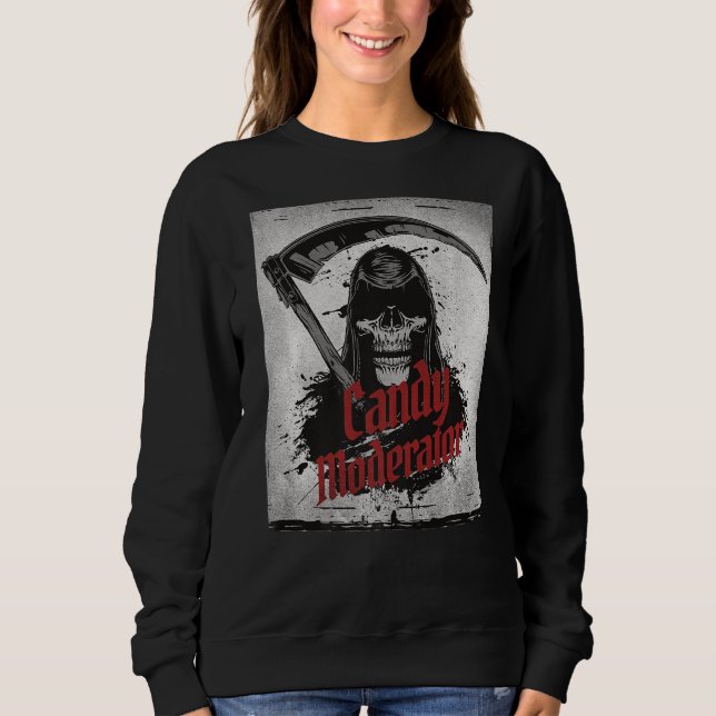 Halloween Candy Moderator Costume of Death Premium Sweatshirt (Front)