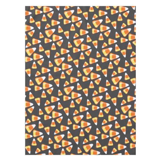 Halloween candy pattern, fun candy corn treats   tablecloth (Front)