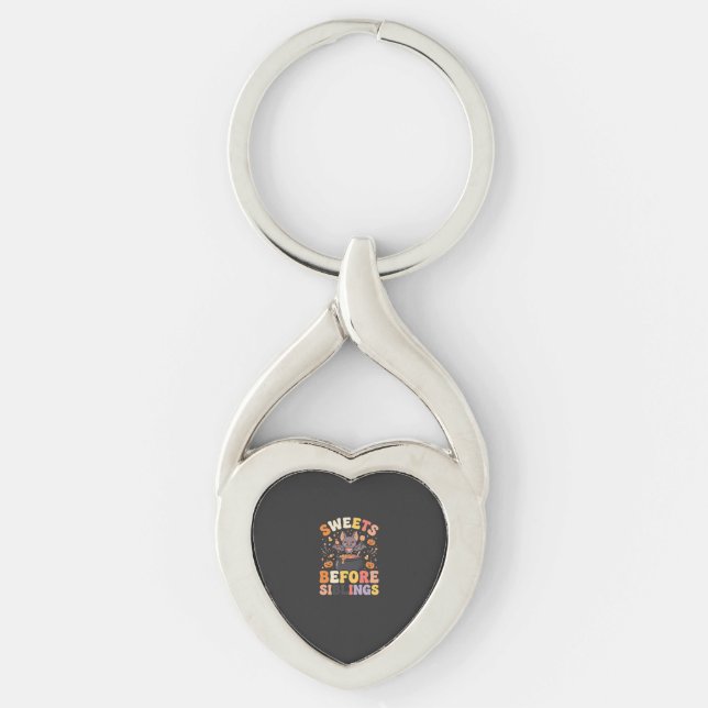 Halloween Candy Sibling Swap Keychain (Front)