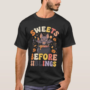 Halloween Candy Sibling Swap T-Shirt