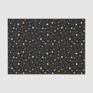 halloween candy stars pattern tissue paper