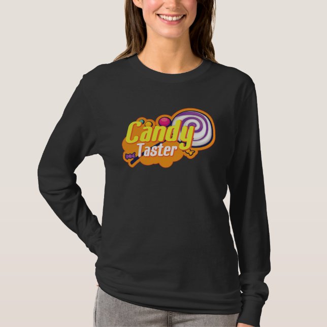 Halloween Candy Taster Inspector For Candy T-Shirt (Front)