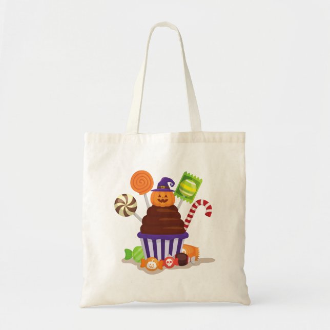Halloween Candy Trick Ou Treat Sac fourre-tout (Devant)