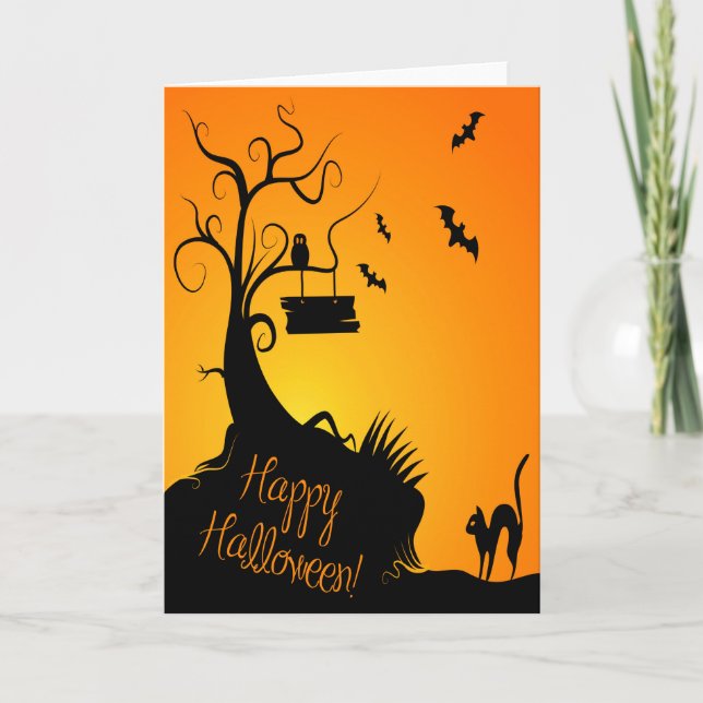 'Halloween' Card (Front)