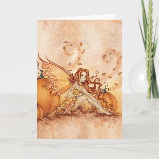 Halloween Card - Fall Fairie (Front)