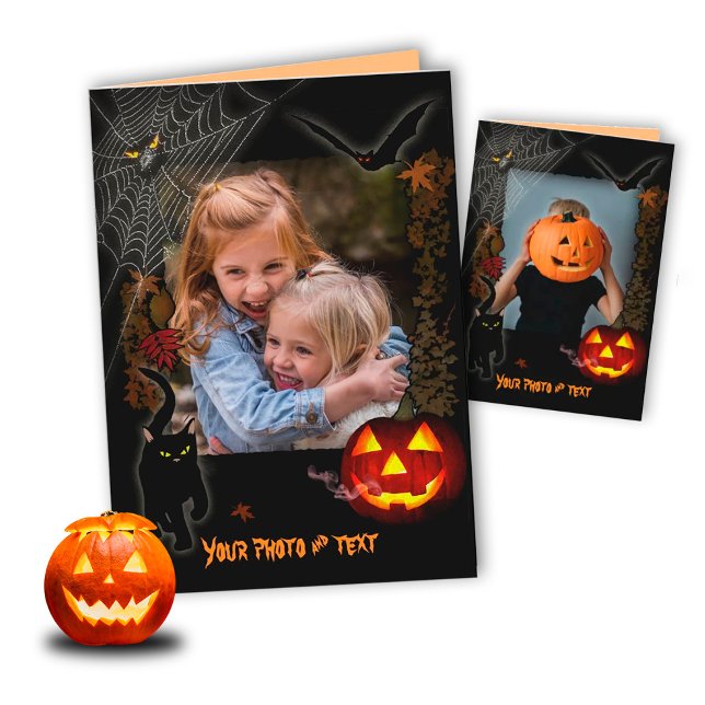Halloween Card with your Photo & Text (Creator Uploaded)