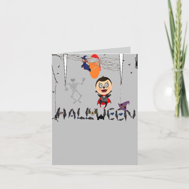 Halloween Cards/Invites 02 Card (Front)