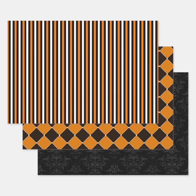 Halloween Carnaval Magic  Wrapping Paper Sheet (Set)