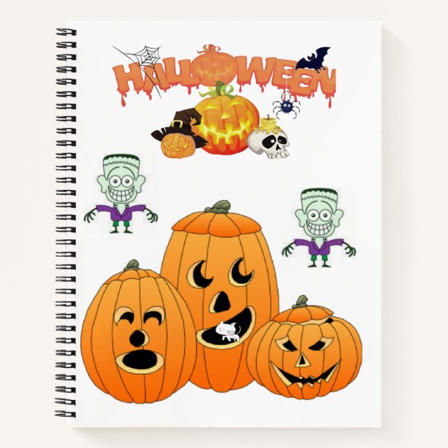 Halloween Carnet spirale (Devant)