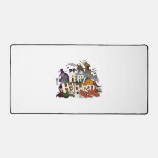 halloween cartoon for invitations happy halloween desk mat