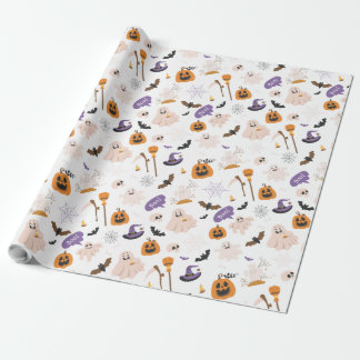 Halloween Cartoon Pattern Wrapping Paper