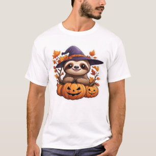 Halloween Cartoon Sloth Classic T-Shirt