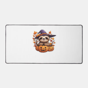 Halloween Cartoon Sloth Classic T-Shirt Desk Mat