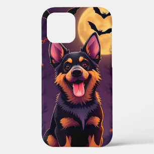 Halloween cartoon-style dog iPhone 12 pro case