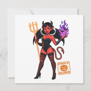 Halloween Cartoon Succubus – Dark & Playful